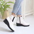[GIRLS GOOB] Women's Comfortable Wedge Sandal Platform Boots, Synthetic Leather + Band - Made in KOREA
